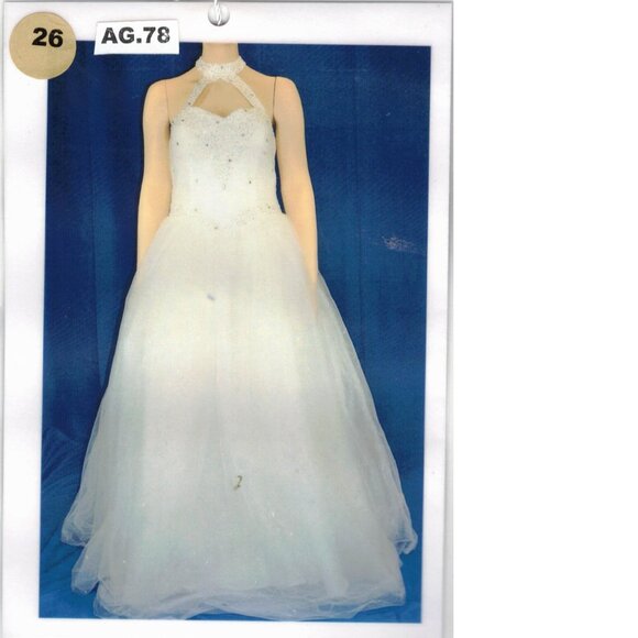 COPY - AG.78 Price Reduced NWT   Wedding Dress	Br-306	 	Sequin Dress Embroider … - Picture 10 of 10